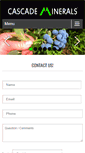 Mobile Screenshot of cascademinerals.com